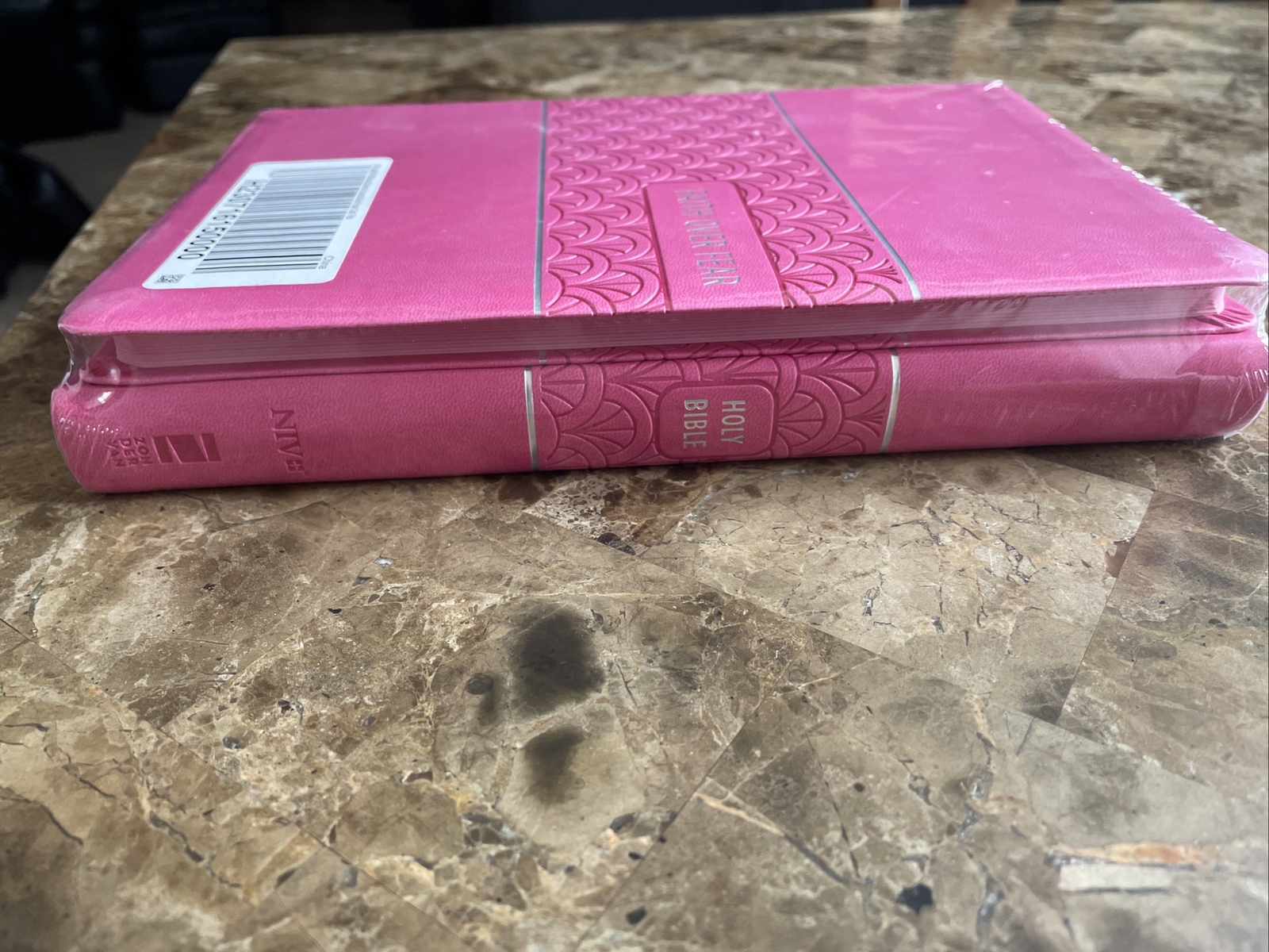 NIV Large Print Bible & Devotional Journal Set with Prayer Card – Pink – NEW