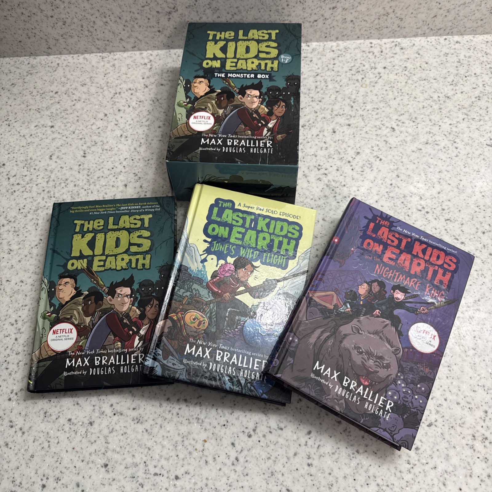 Last Kids on Earth: The Monster Box Books 1-3 Max Brallier ! FREE SHIPPING!