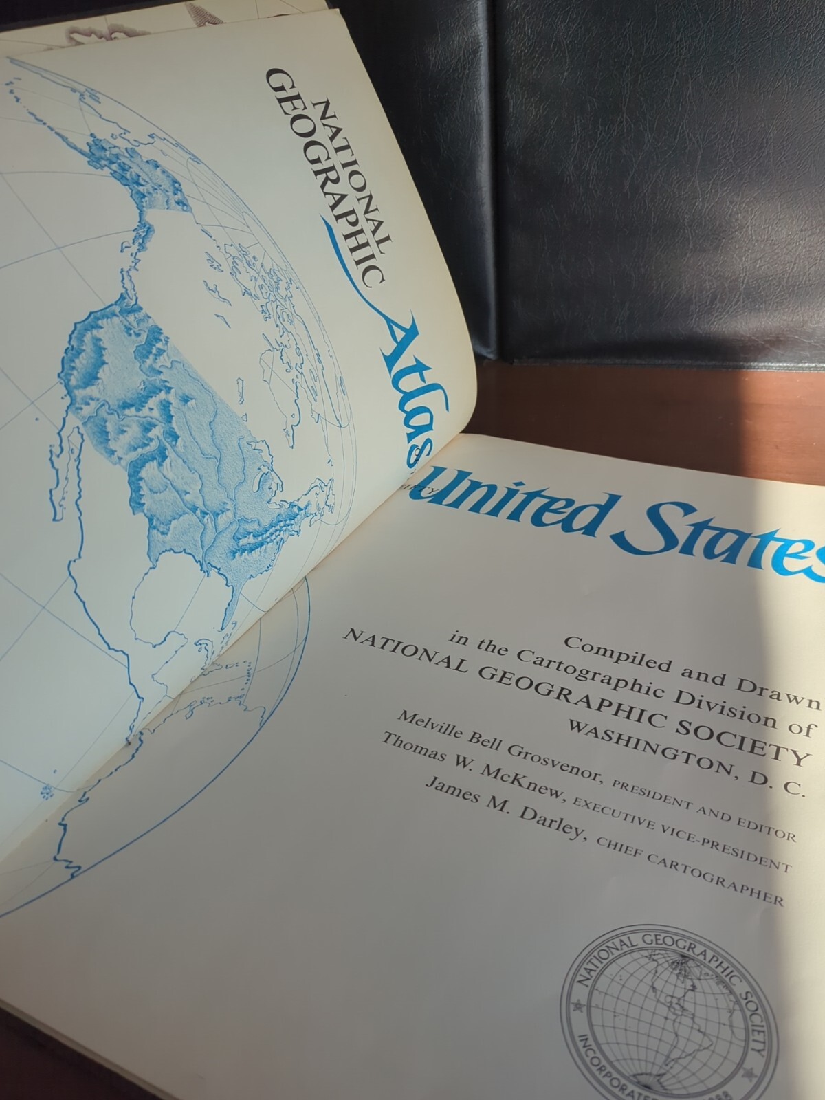 NATIONAL GEOGRAPHIC ATLAS OF THE FIFTY UNITED STATES 1960 HUGE 75 Pages Clean