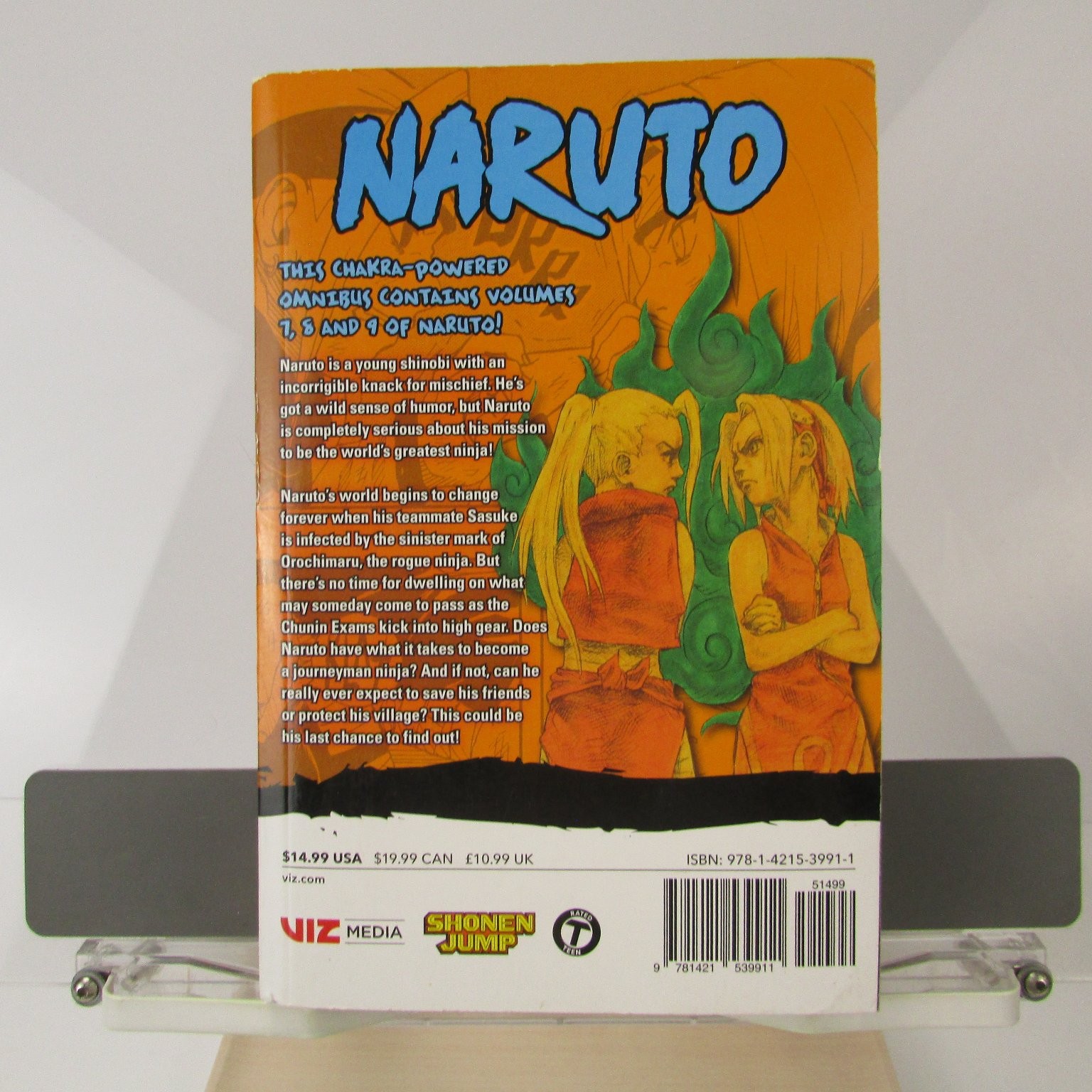 Naruto Omnibus 3-in-1 Vol 7-8-9 Masashi Kishimoto Manga Shonen Jump VIZ Media