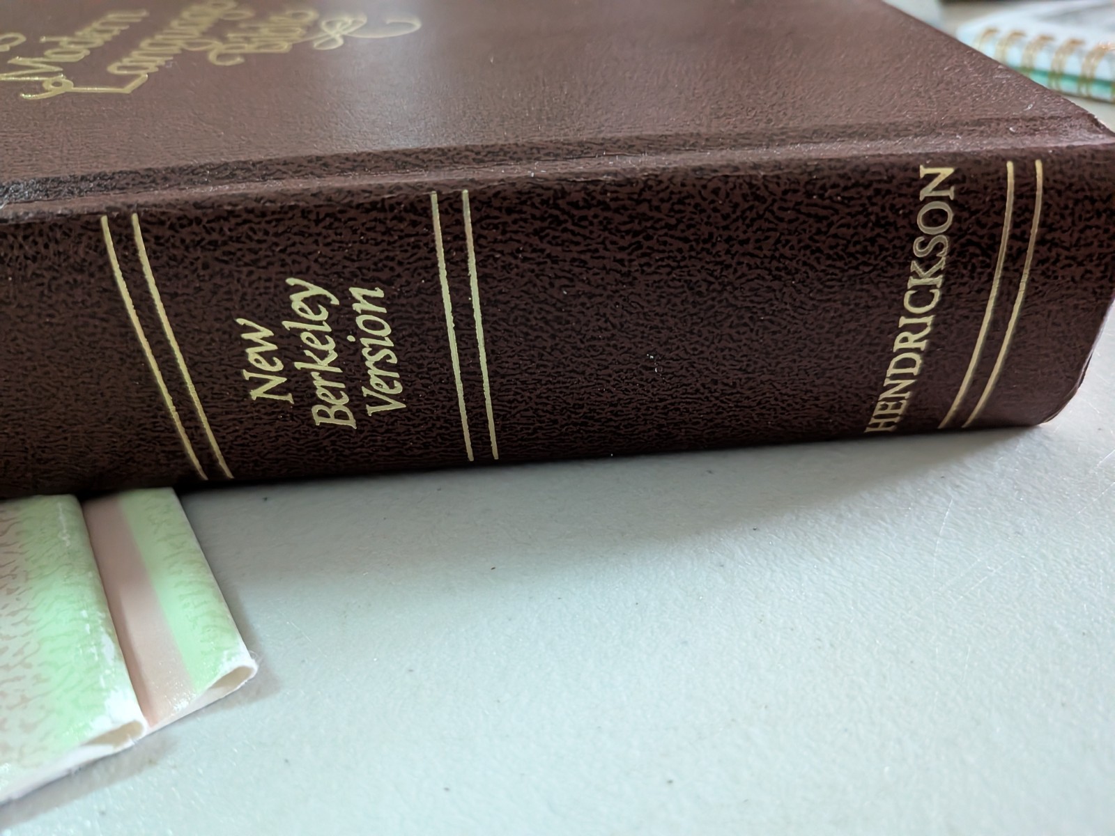 THE MODERN LANGUAGE BIBLE New Berkeley Version, Hendrickson, HB, DJ, Very Good