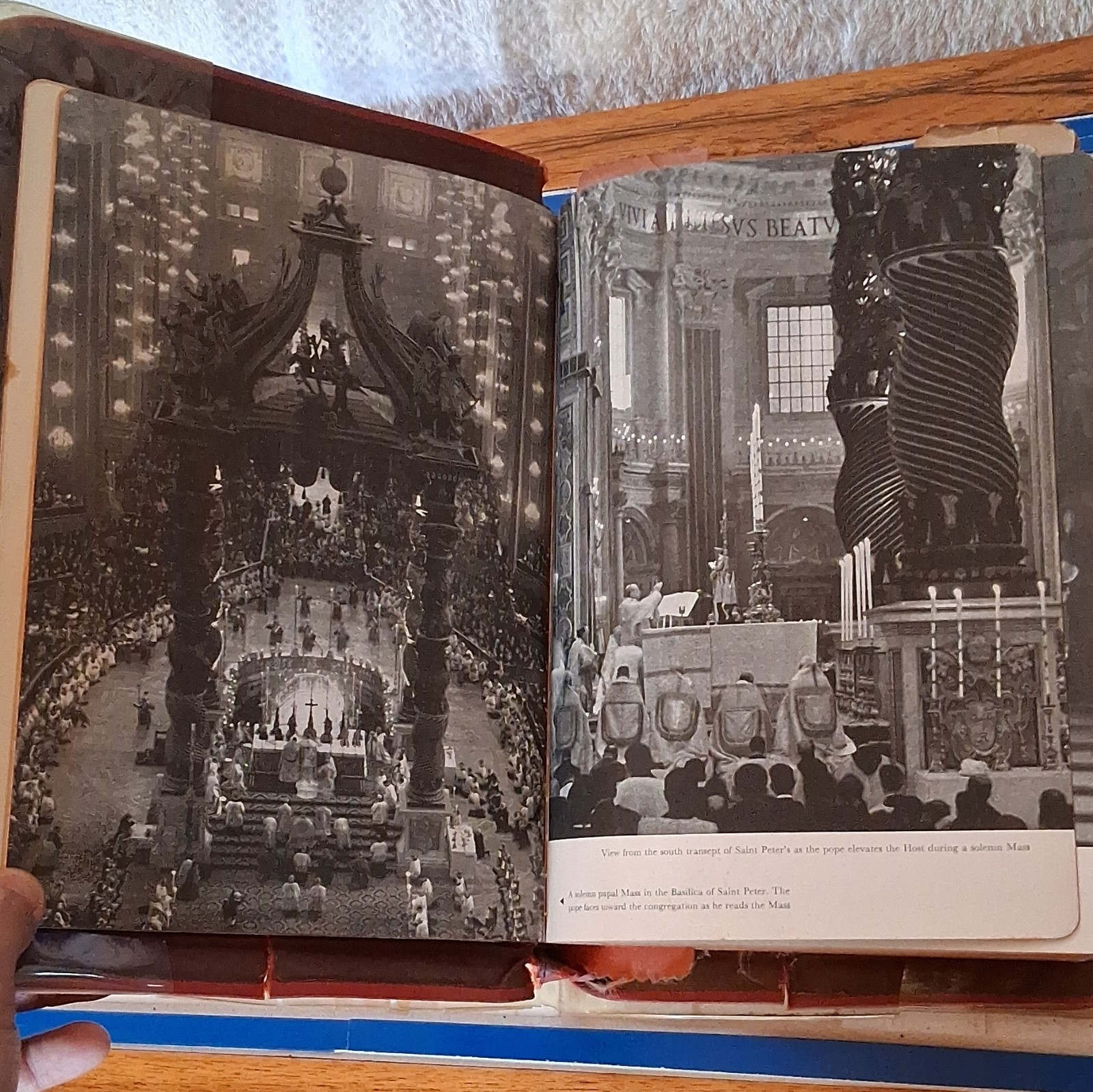 The Holy Bible Papal Edition Hardcover Illustrated The Catholic Press, Inc. 1952