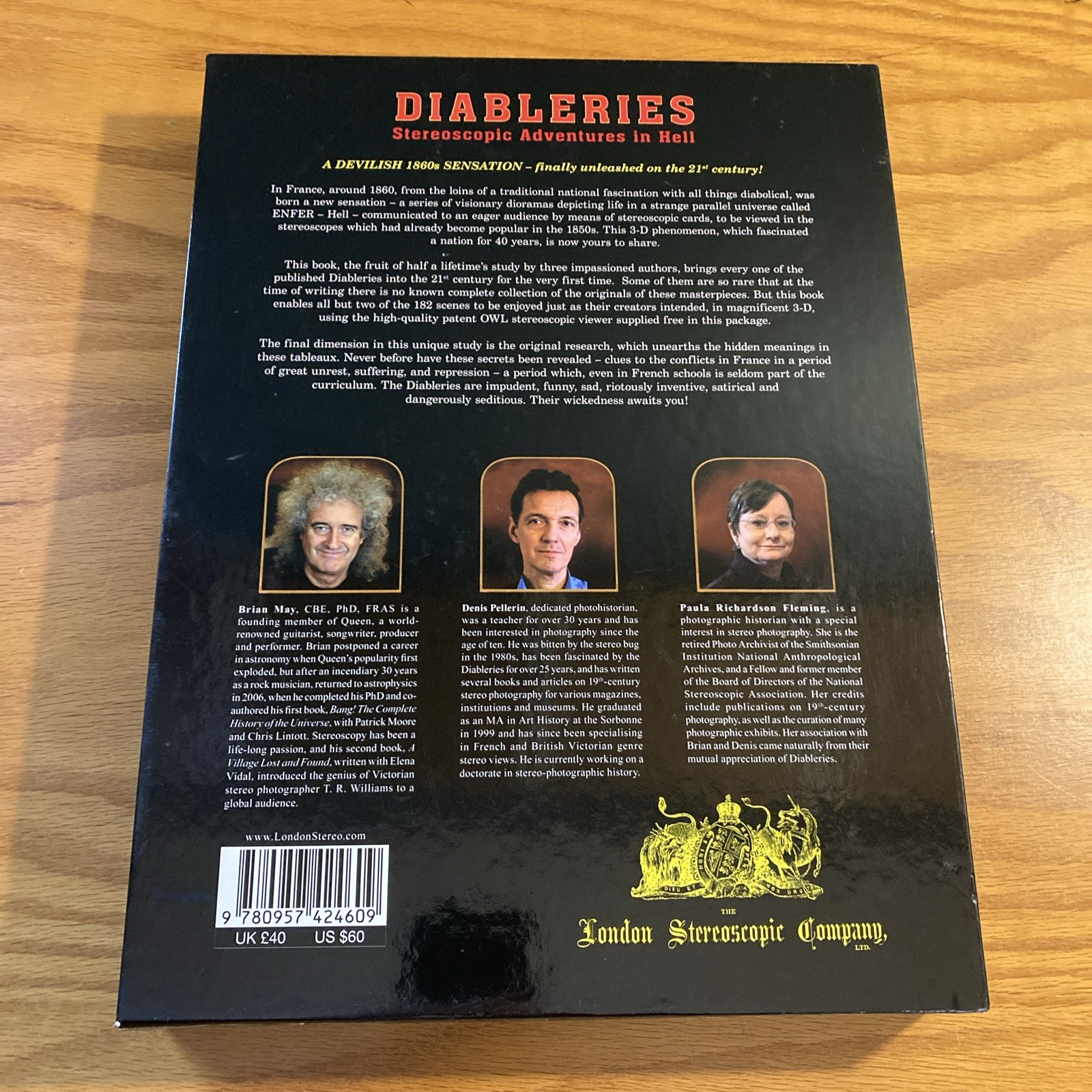 Diableries: Stereoscopic Adventures in Hell – Hardcover By Brian May – Very Good