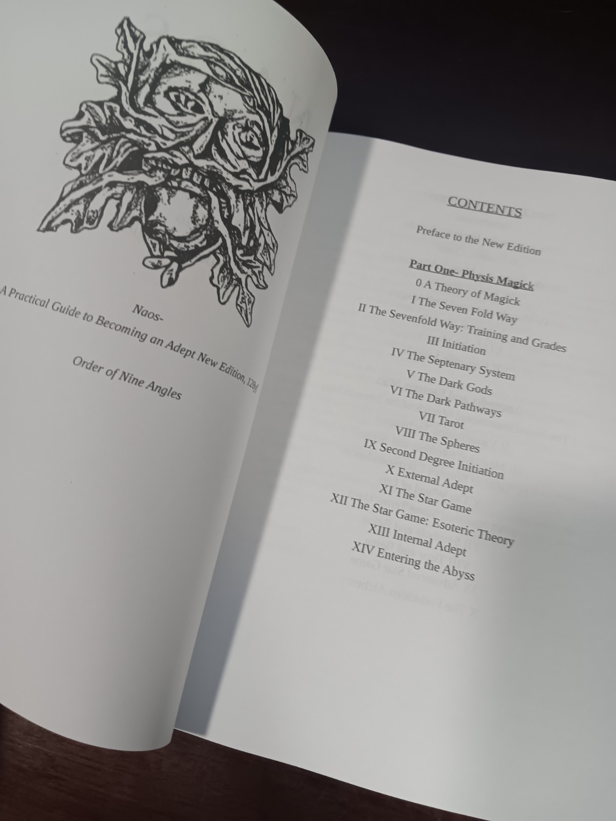 NAOS by Thorold West A.a. Morain Order of Nine Angles, Reprint Satanism Alchemy