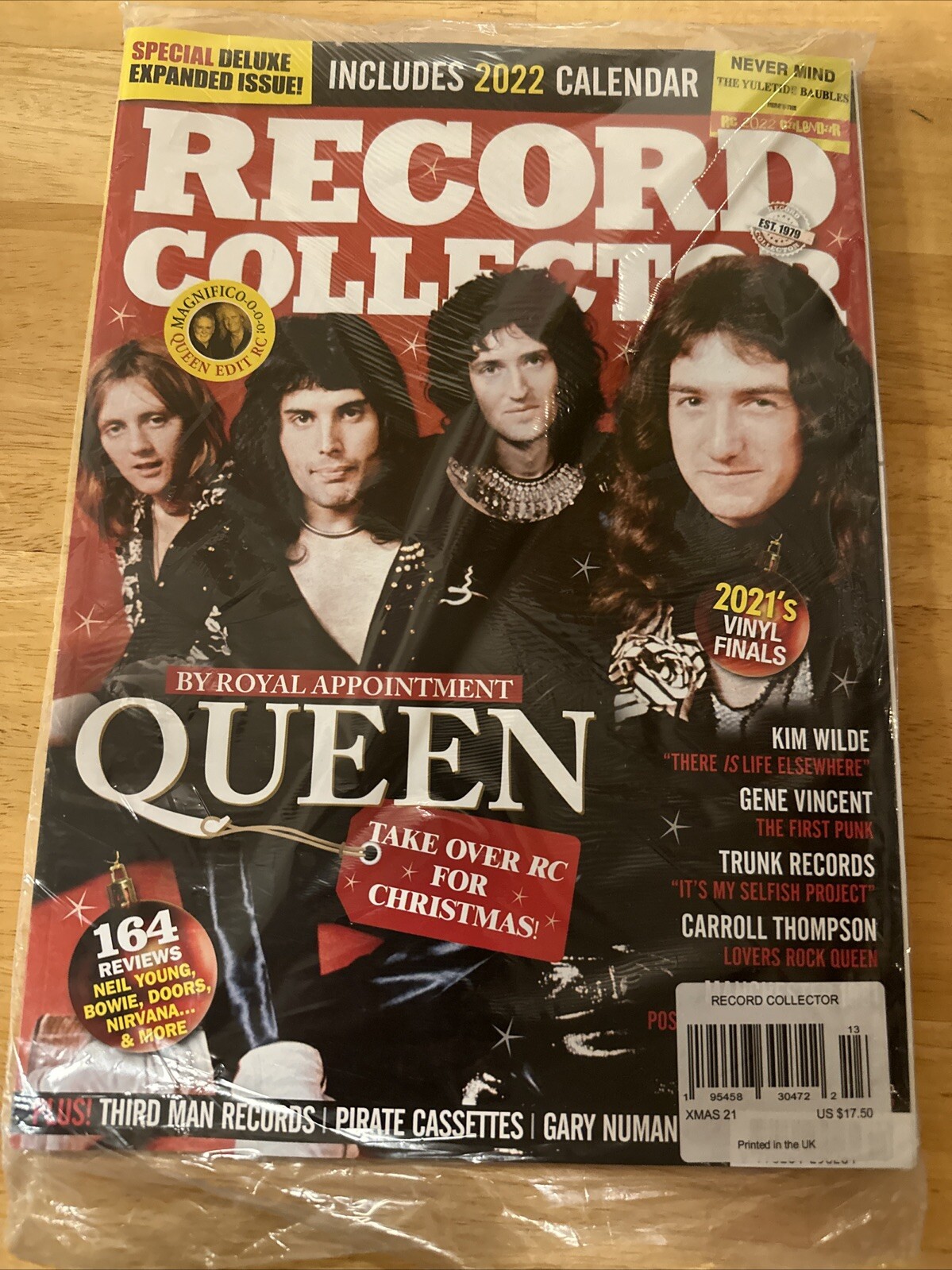 RECORD COLLECTOR MAGAZINE CHRISTMAS 2021 #526 … QUEEN Kim Wilde Gene Vincent