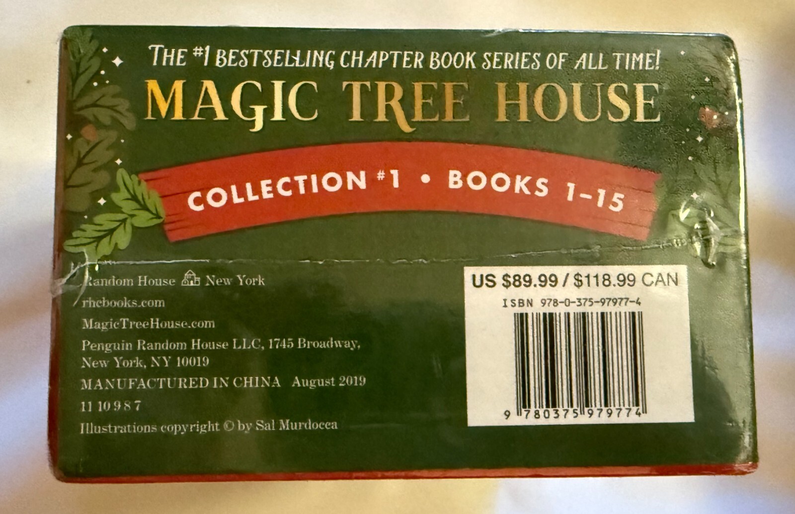 Magic Tree House Collection 1: 1-15 Book Box Set by Mary Pope Osborne Brand New
