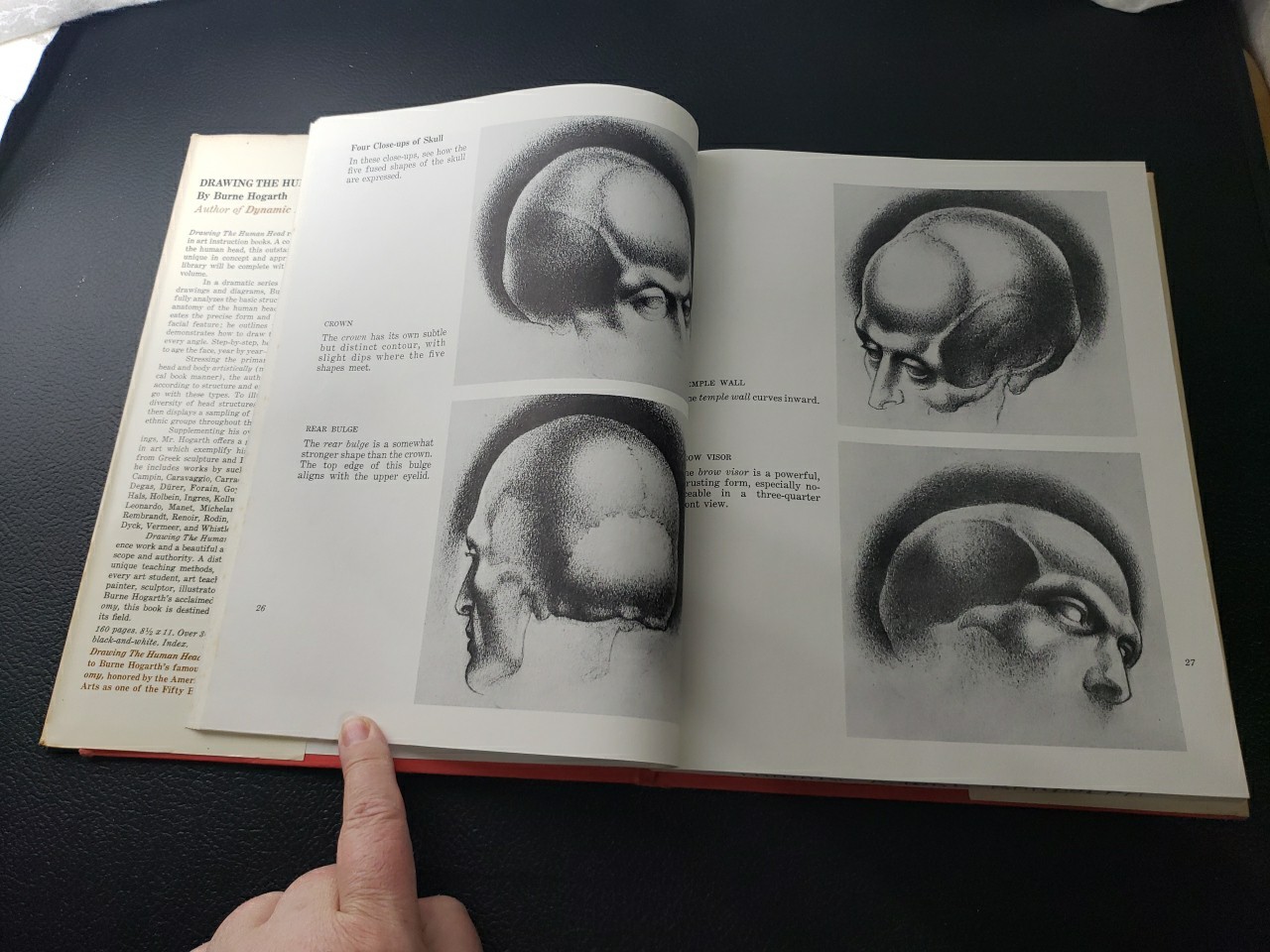 Drawing the Human Head Burne Hogarth 300 Illustration HC / DJ Book 1ST EDITION
