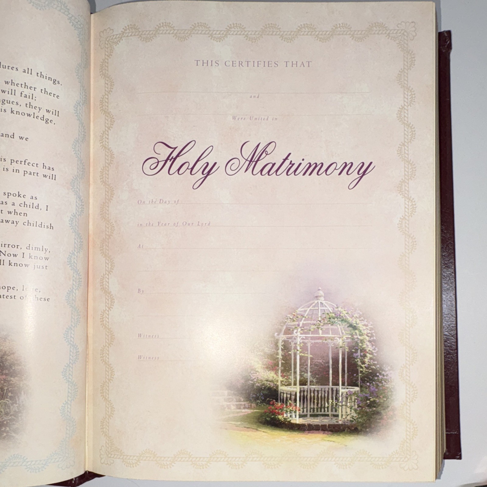 Thomas Kinkade Holy Bible Lighting the Way Home NKJV Red Letter Hardcover