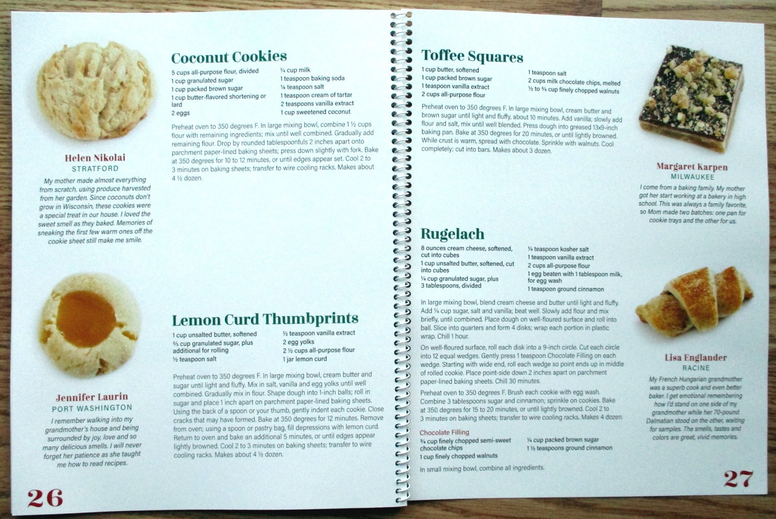 2024 WE ENERGIES CHRISTMAS COOKIE BOOK-CHILDHOOD MEMORIES-Wisconsin Electric Co.