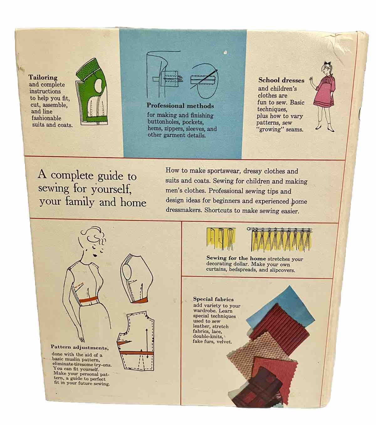 Sewing Book Better Homes and Gardens 1970 Illustrated HC 5-Ring Binder 360 Pages