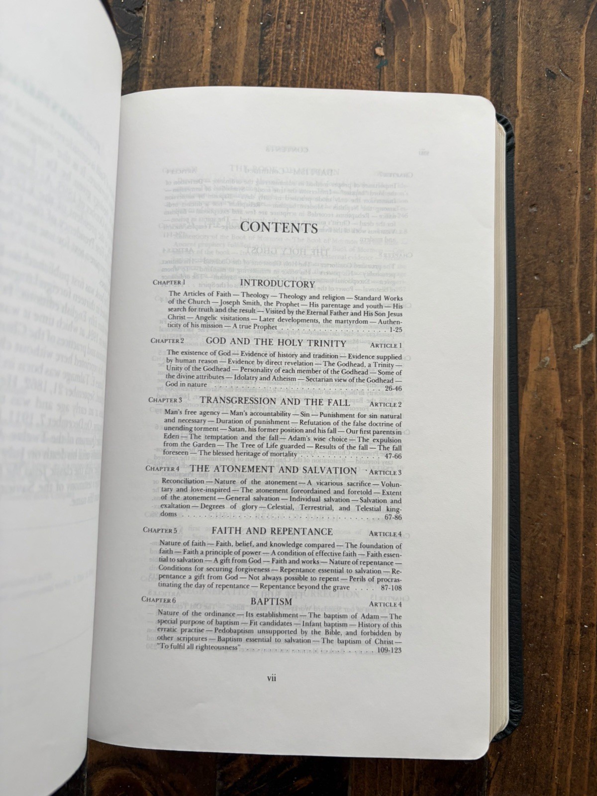 Articles Of Faith Talmage Blue Pocket Leather