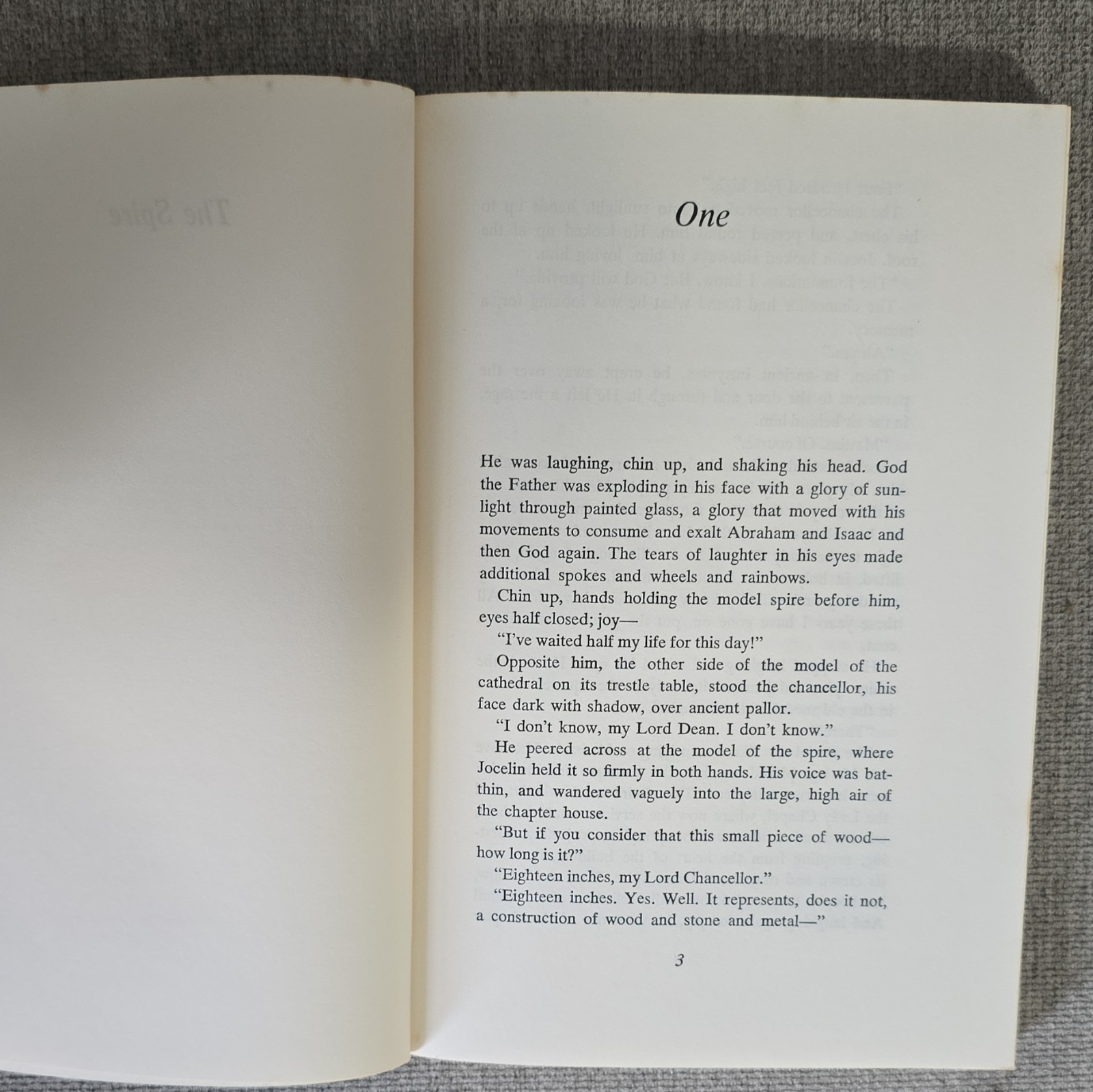 William Golding The Spire A Harvest Book Paperback 1964 Harcourt Inscribed