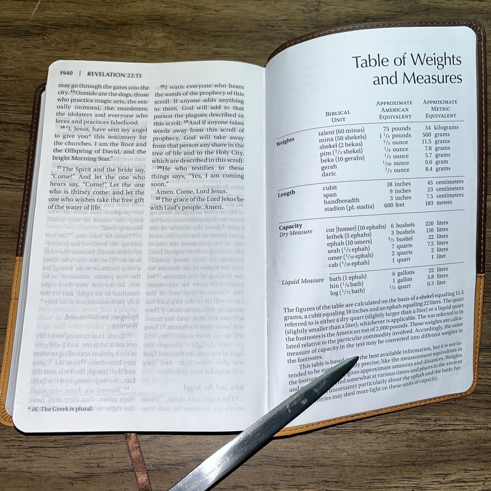 LARGE PRINT Zondervan NIV Church Bible 2011 Italian Duo-Tone Brown / Tan CLEAN