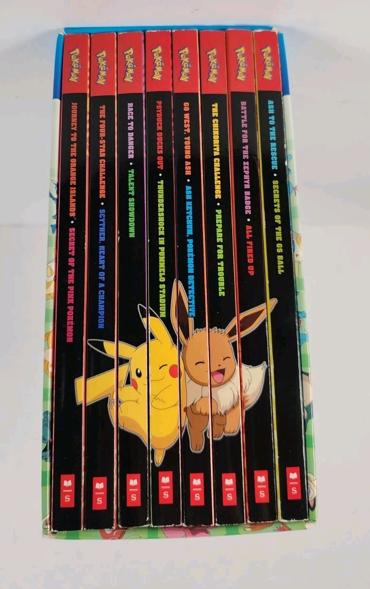 Pokemon Classic Adventure Collection 8 Chapter Books 16 Stories Box Set Age 7-10