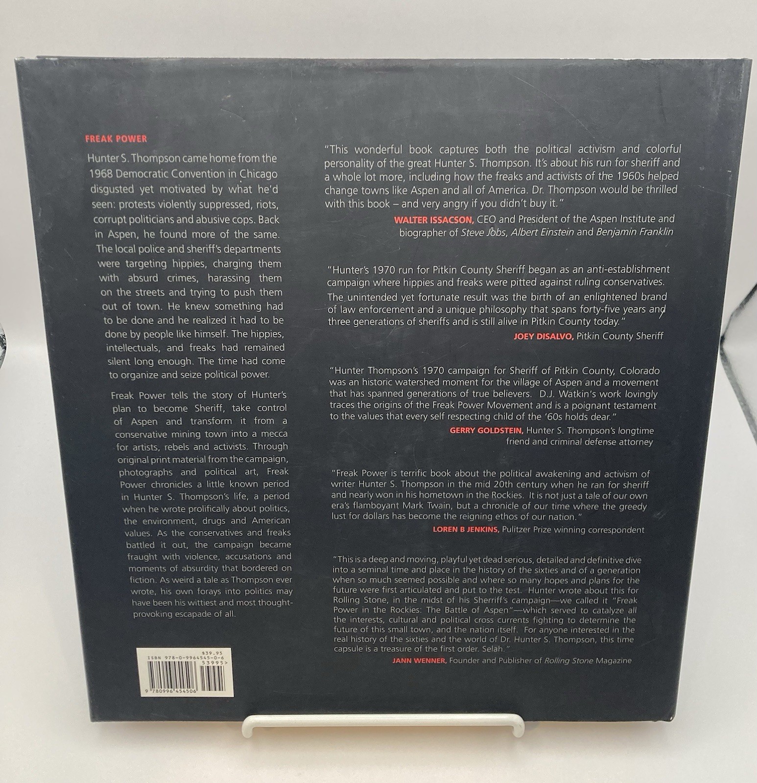FREAK POWER – HUNTER S. THOMPSON’S CAMPAIGN FOR SHERIFF By Daniel Joseph Watkins