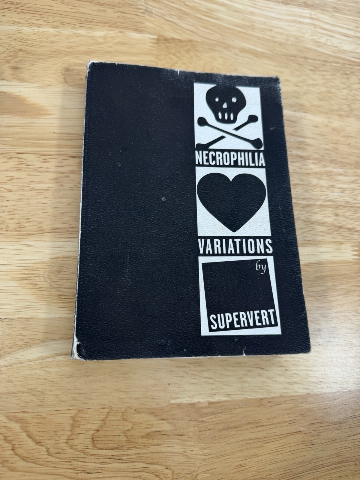 Necrophilia Variations Supervert paperback Collectible – Very Good