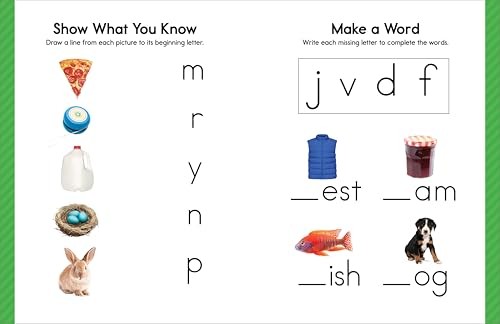 My First Learn-to-Read Preschool Workbook: Practice Pre-Reading Skills with…