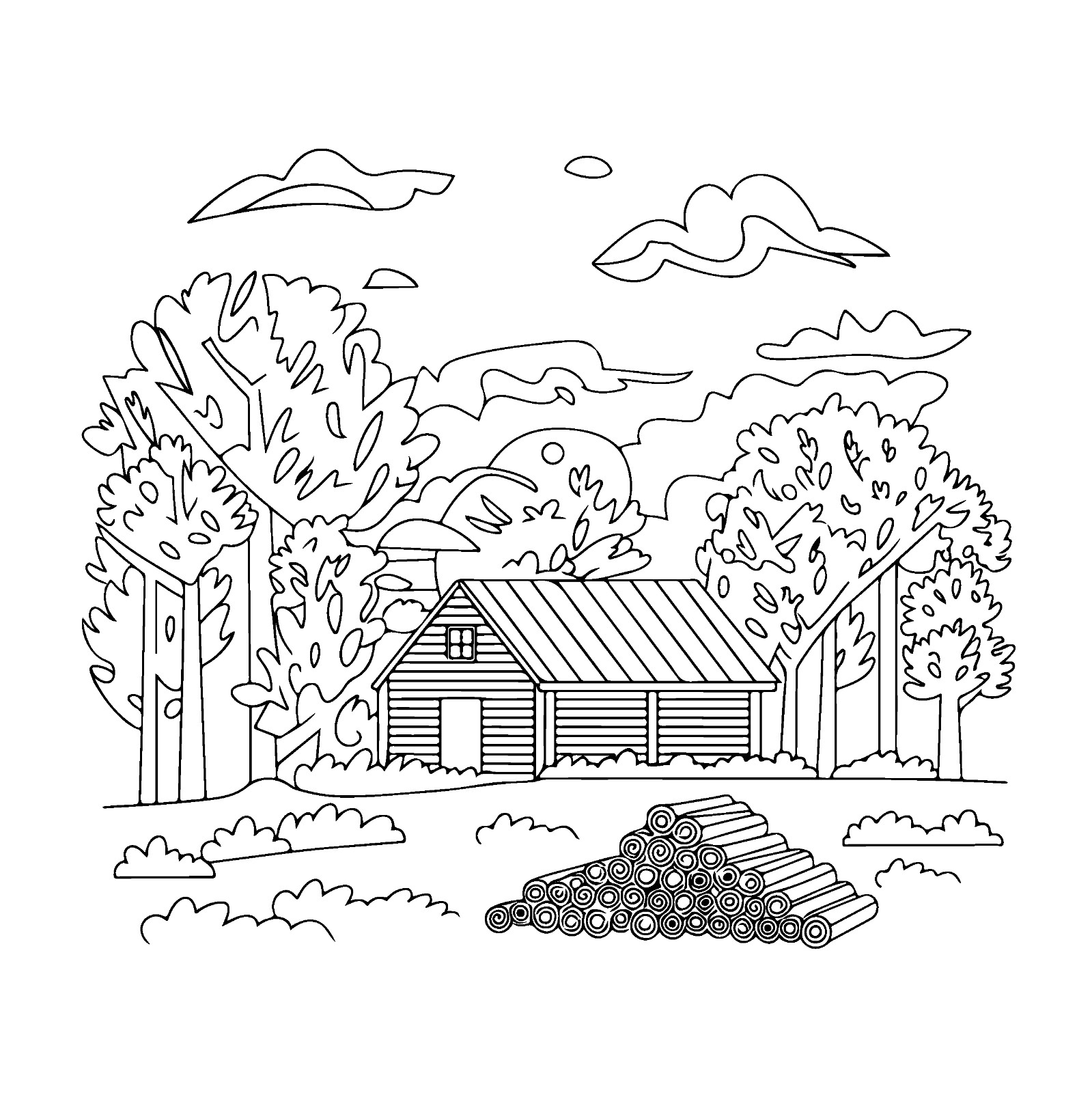 Fall Vibes Coloring Book