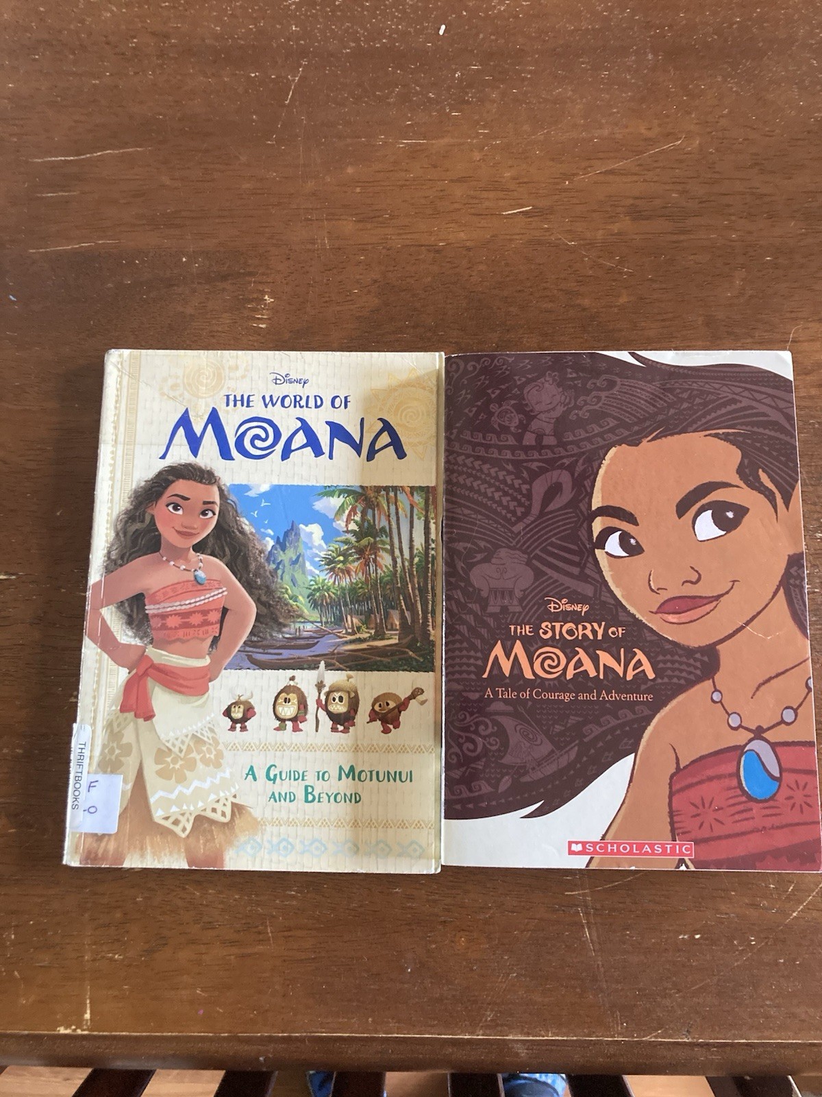 Moana Book Lot Of Two Paperbacks