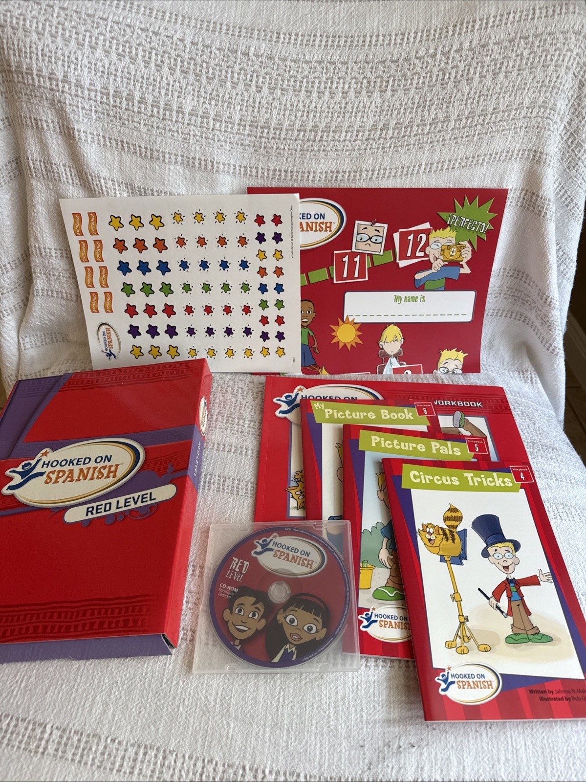 Hooked on Spanish by HOP Llc 2006 Hooked On Phonics Ages 4 – 6 VTG