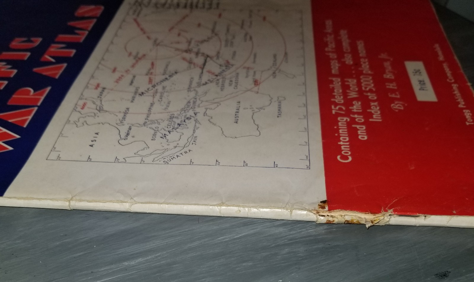 Captain Bryan’s Pacific War Atlas 1942 WWII USS North Carolina BB-55
