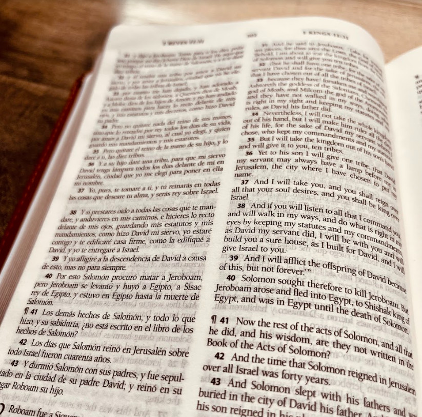 Custom Bilingual Bible | Biblia en Español Personalizada | Biblia Reina Valera