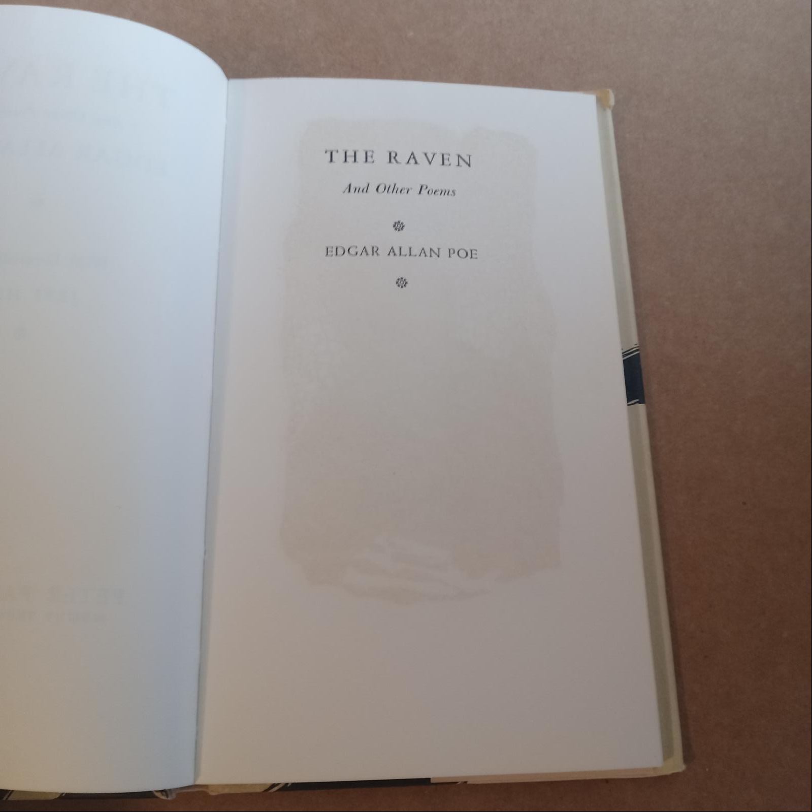 Edgar Allan Poe The Raven & Other Poems Peter Pauper Press 8vo HC DJ VG+ VG