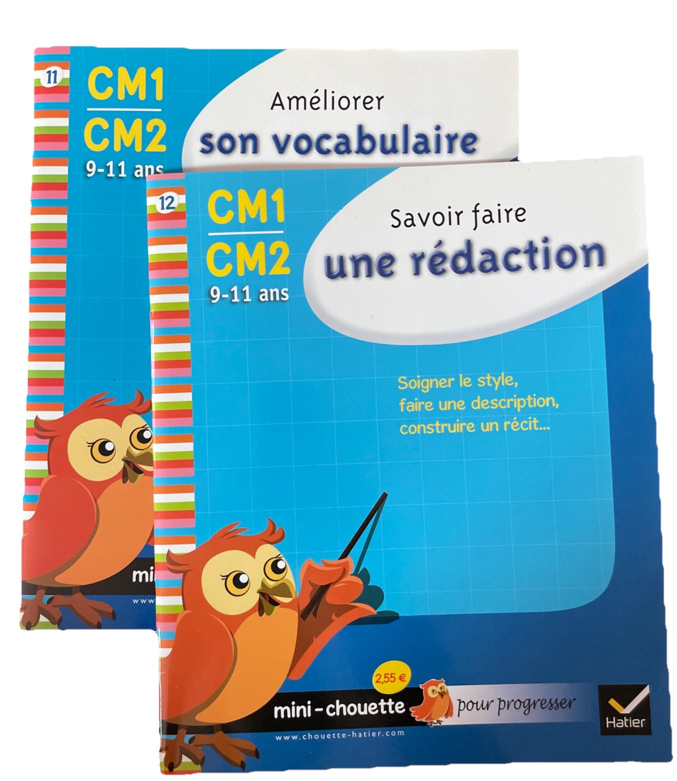 Mini Chouette – Améliorer son vocabulaire & savoir faire une rédaction CM1/CM2