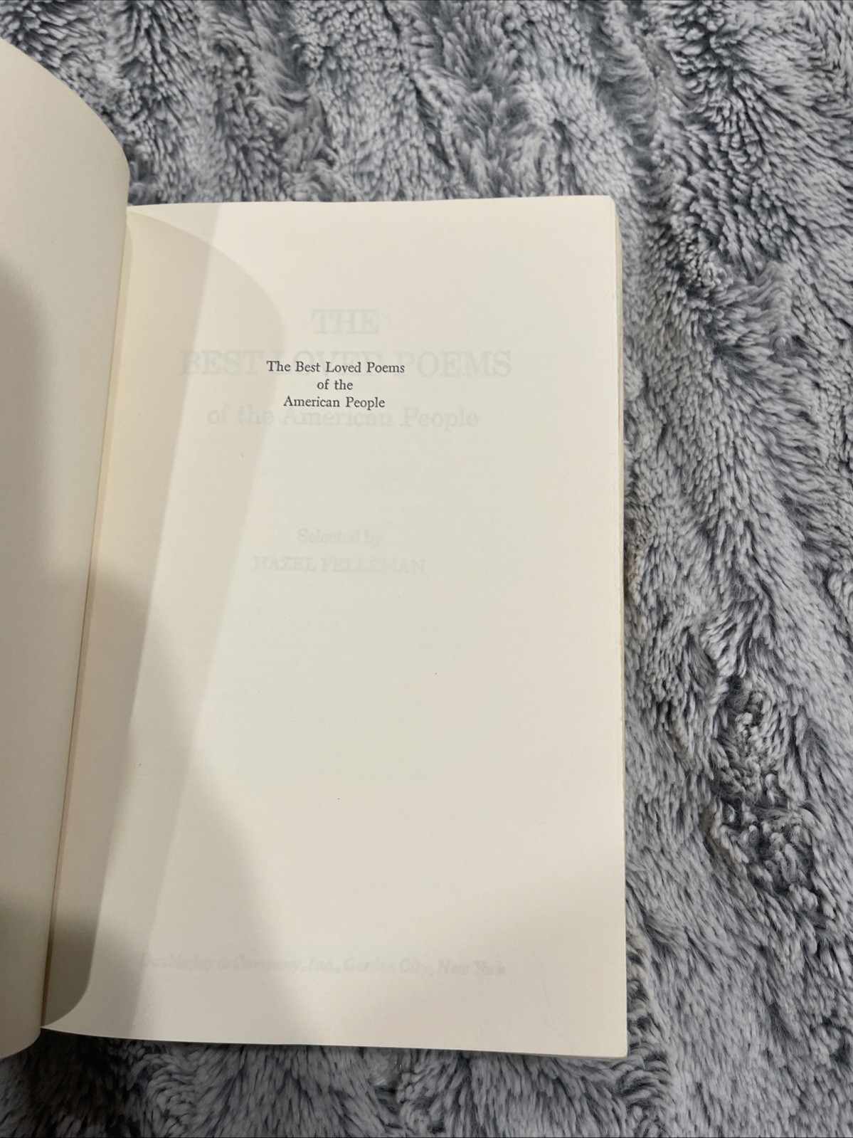 Best Loved Poems of the American People by Hazel Felleman (1936, Hardcover). 1st