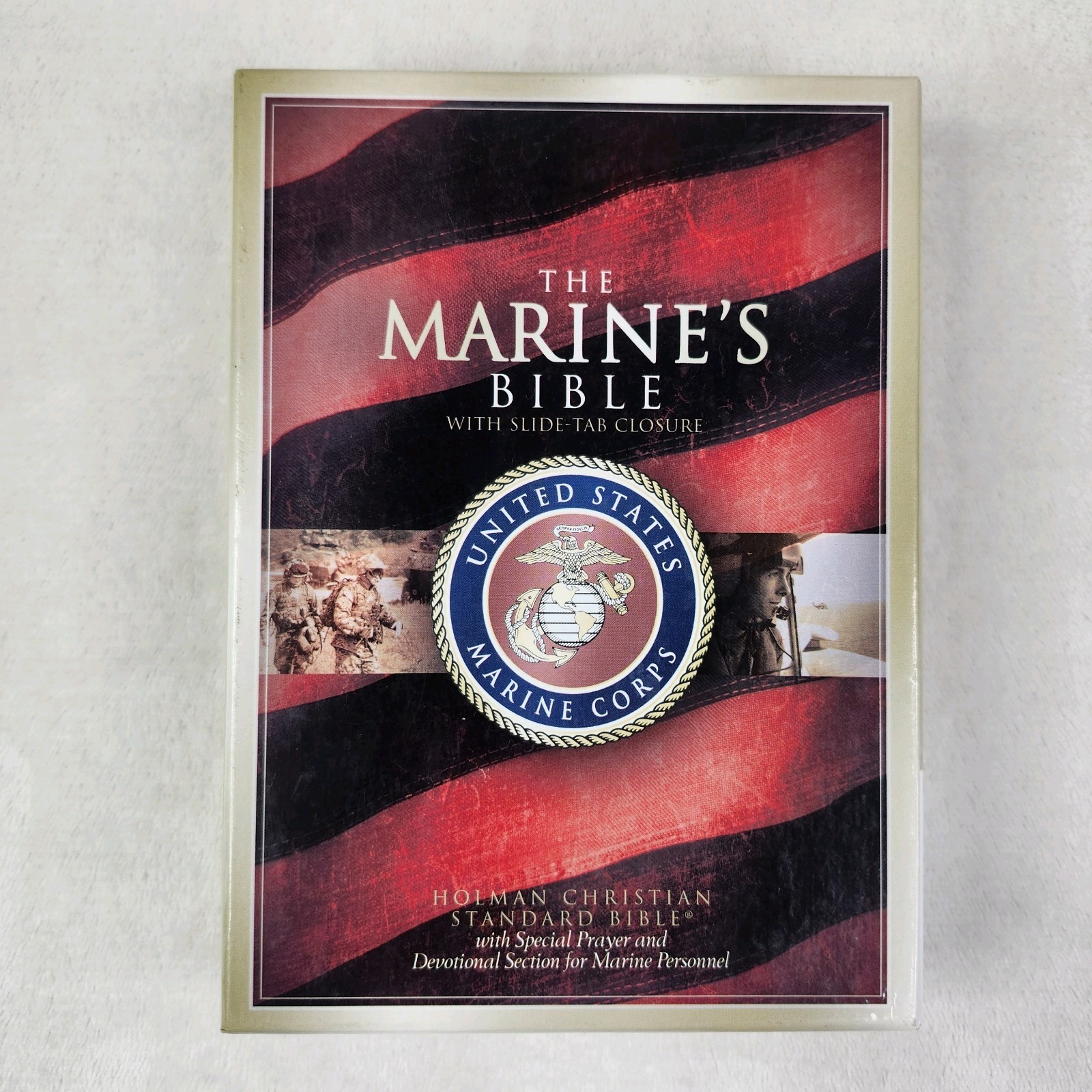 The Marine’s Bible Burgundy Simulated Leather HCSB USMC Christian Standard