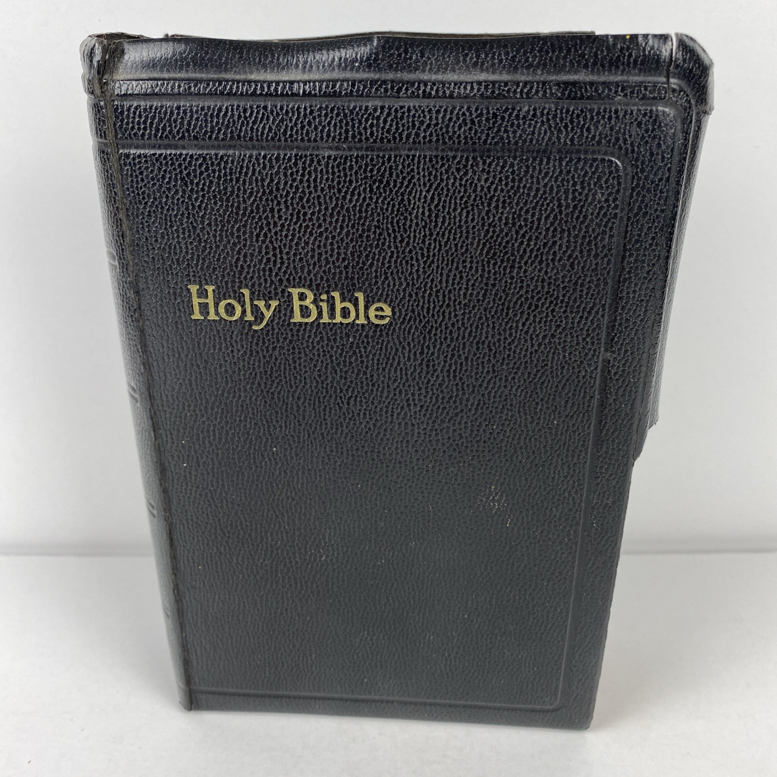 The Holy Bible King James Version Self-Pronouncing 1940s National Bible Press