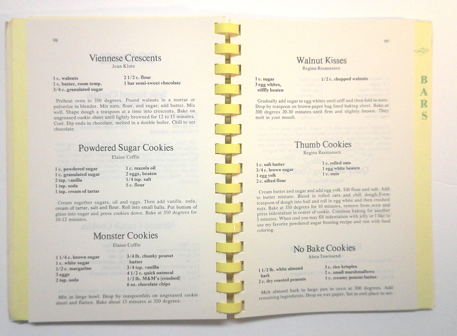 Easy and Elegant Cookbook by Cystic Fibrosis Support Assn. Ames Iowa 178 pages