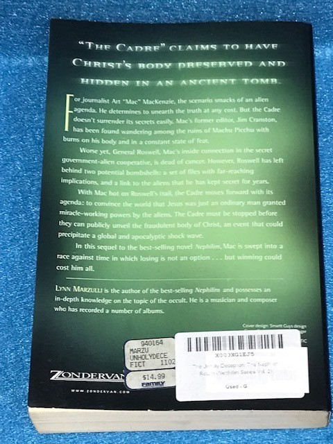 Complete Set 3 LA Marzulli NEPHILIM TRILOGY Books, Unholy Deception, Revealing