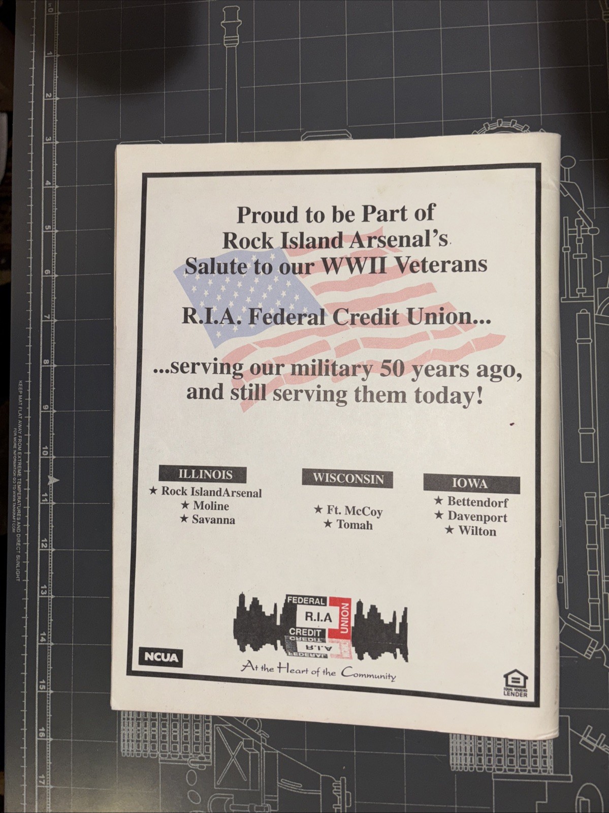 50th ANNIVERSARY ROCK ISLAND ARSENAL RECORD plus Additional Pieces