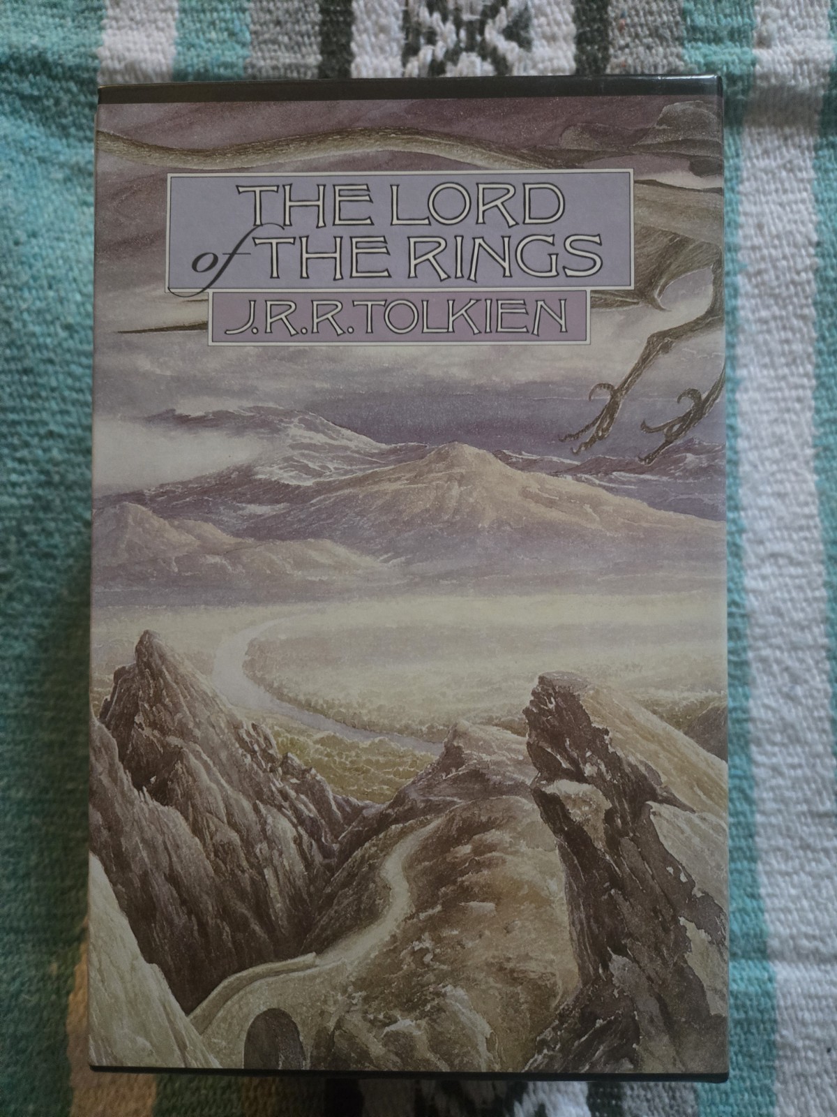 THE LORD OF THE RINGS TRILOGY J.R.R. Tolkien Hardcover 3-Volume Box Set 1993
