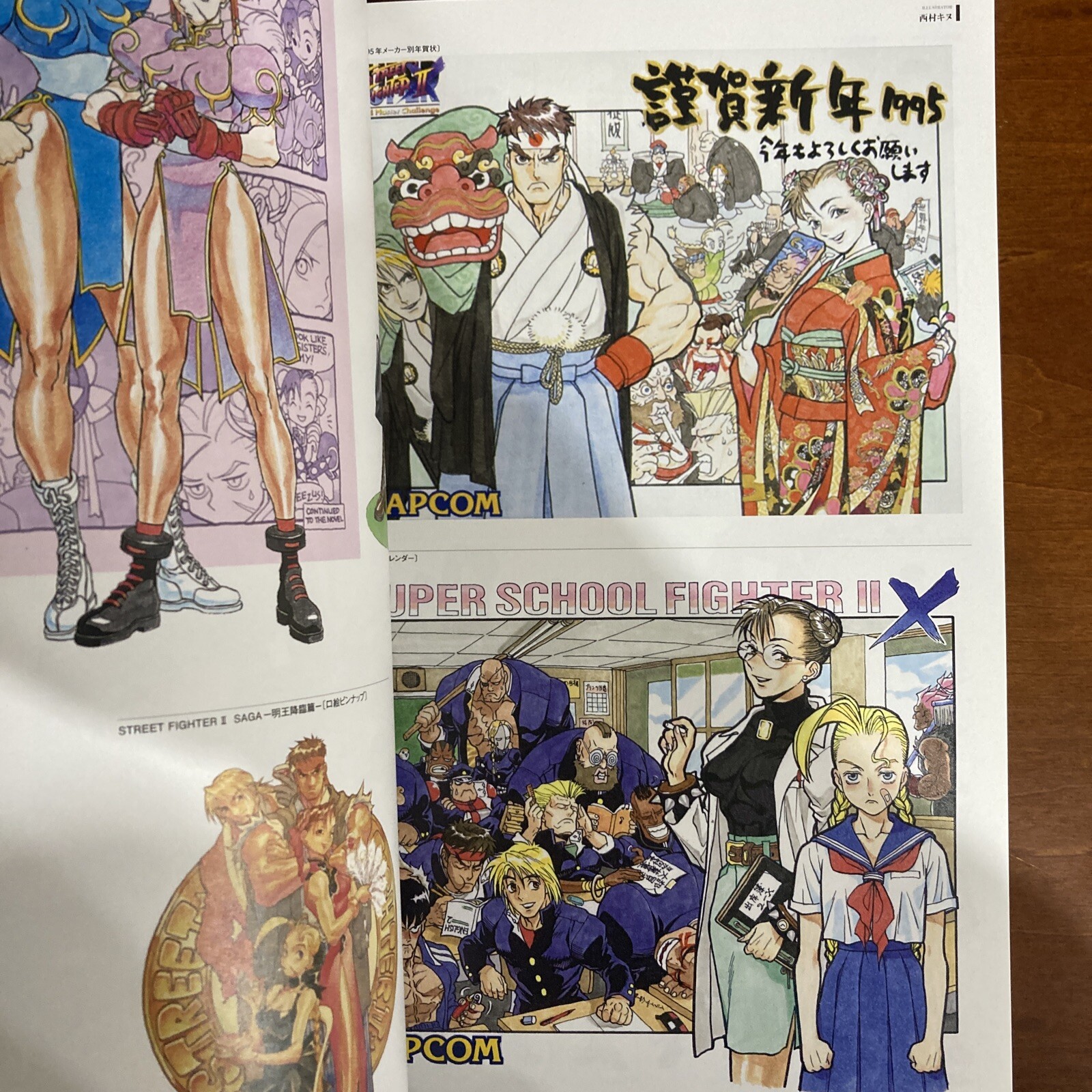 Street Fighter Artworks Kyoku Art Book Illustration