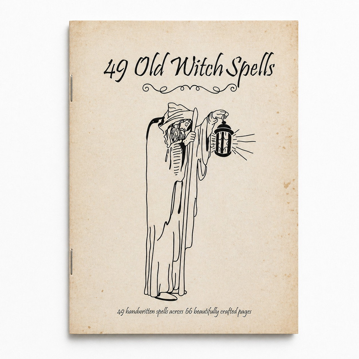 Old Handwritten Witchcraft Spell book – Grimoire for Wicca & Magick Witch Wiccan