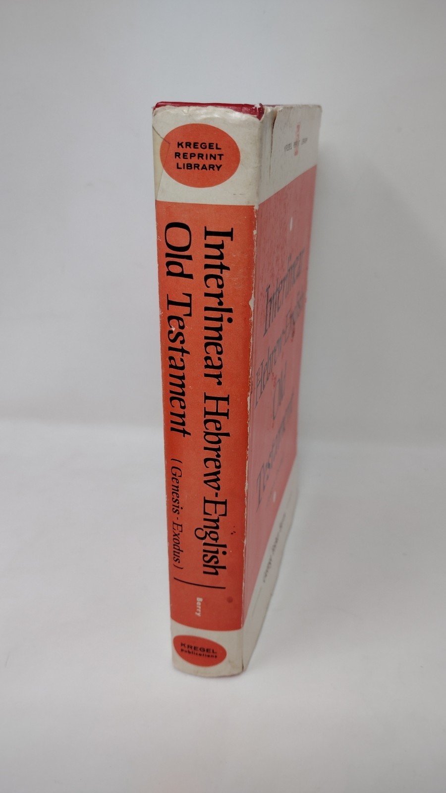 Vintage Interlinear Hebrew-English Old Testament Genesis-Exodus Berry HC 1974
