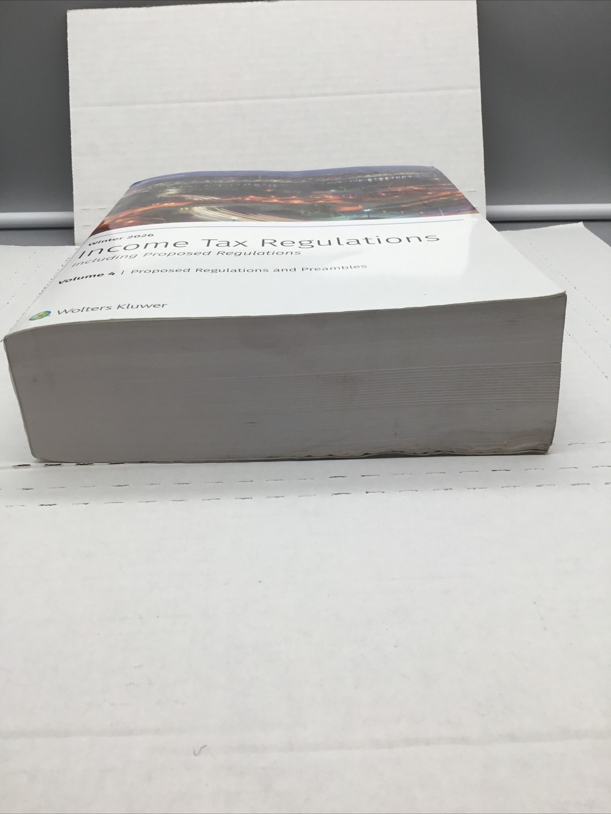 Wolters Kluwer Income Tax Regulations Winter 2026 Vol 4 PB Book ACCEPTBABLE