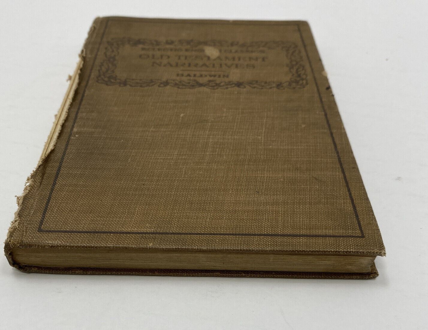 Eclectic English Classics Old Testament Narratives Baldwin 1910