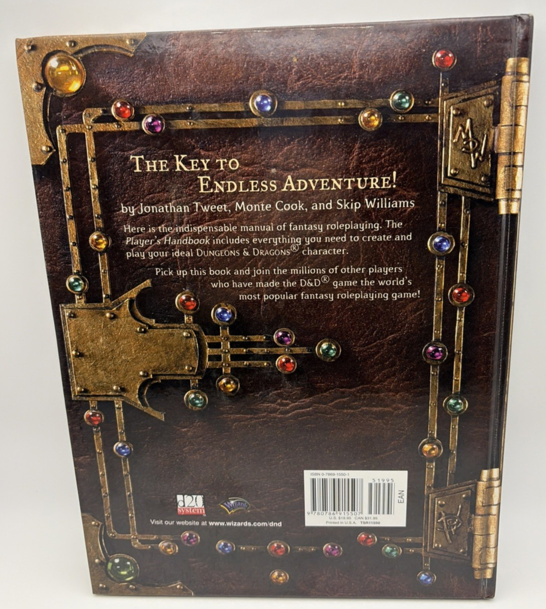 Dungeons & Dragons Player’s Handbook: Core Rulebook 1, 3rd Edition, No CD