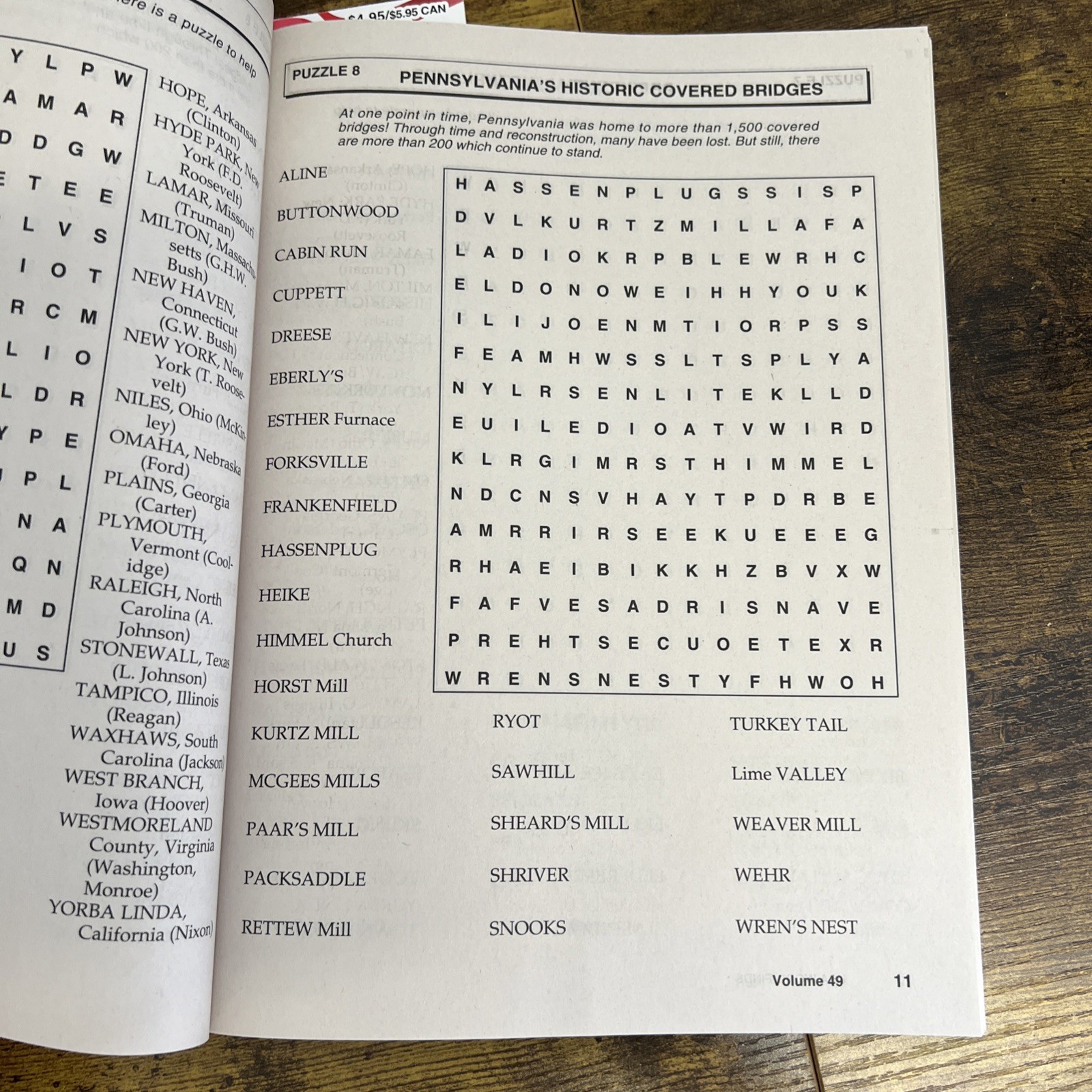 Lot Of 4 Kappa – USA Word-Finds Book – 83 pages Vol 49