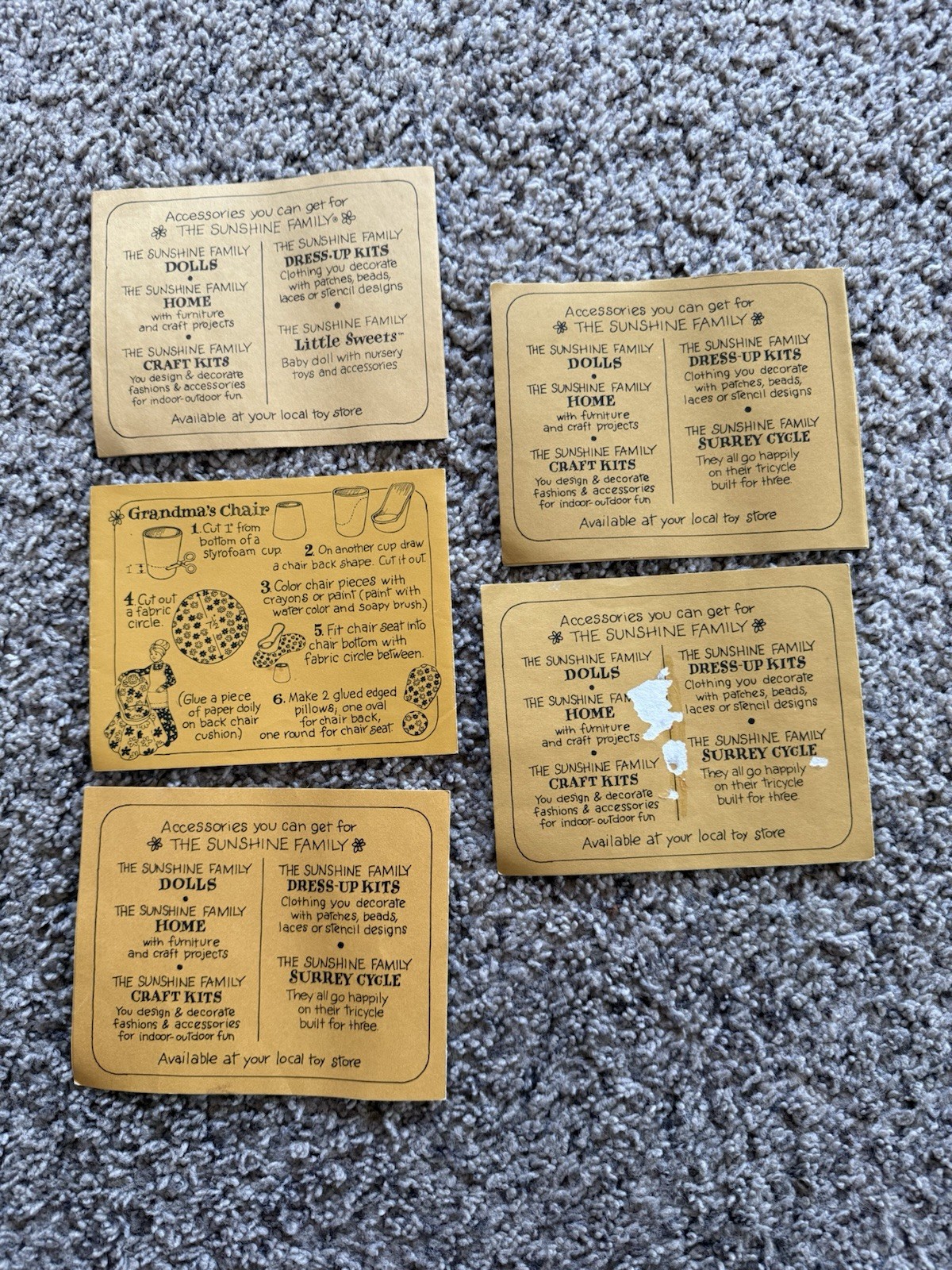 Vintage The Sunshine Family Idea Booklets Of Crafts To Make