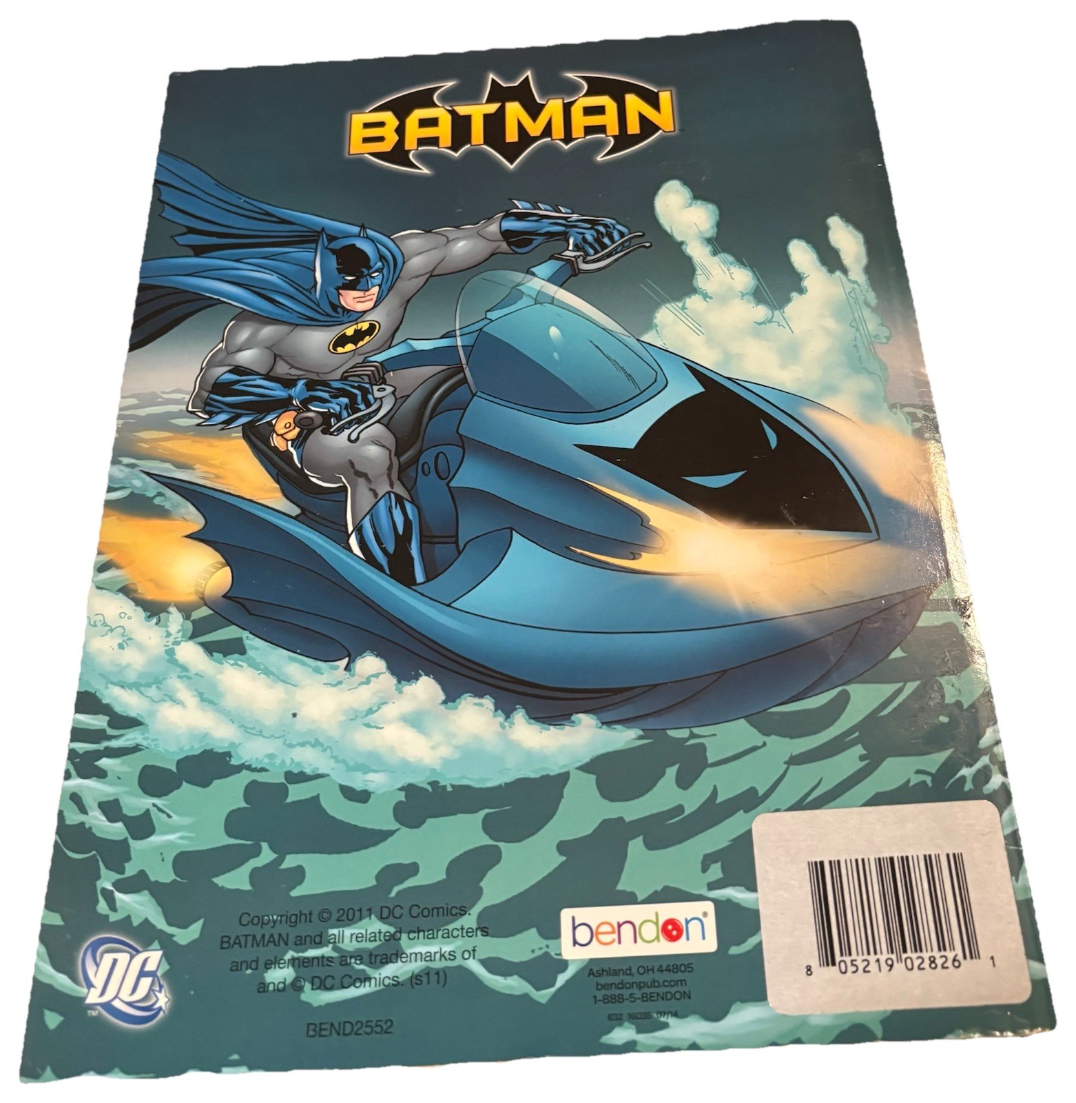 2011 DC Comics “Batman” Coloring & Activity Book Includes Stickers Bendon – New