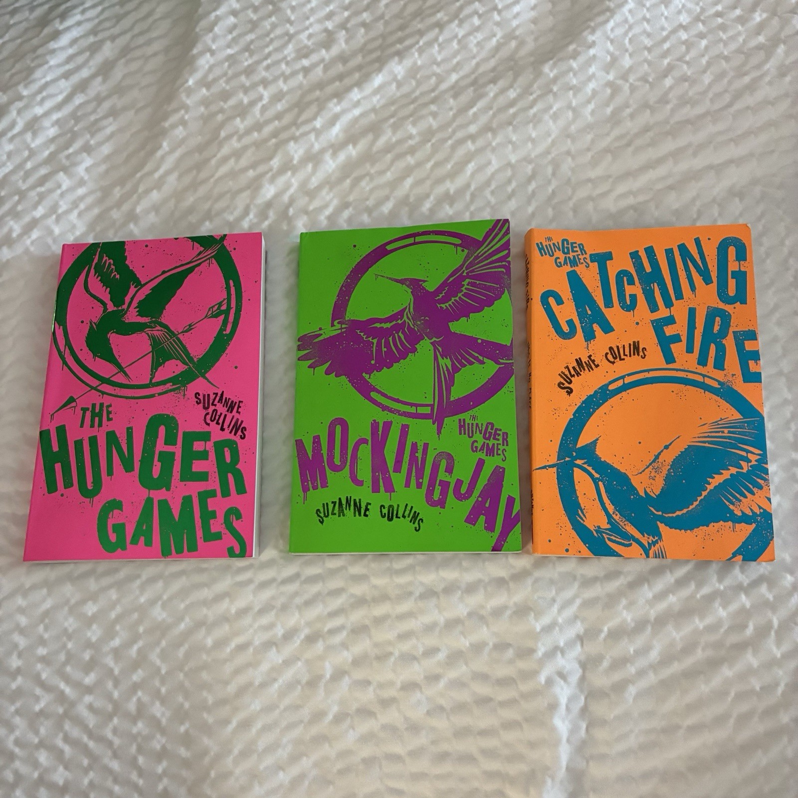 Rare Hunger Games Trilogy: Propaganda Edition 3 Book Box Set Very Good Condition
