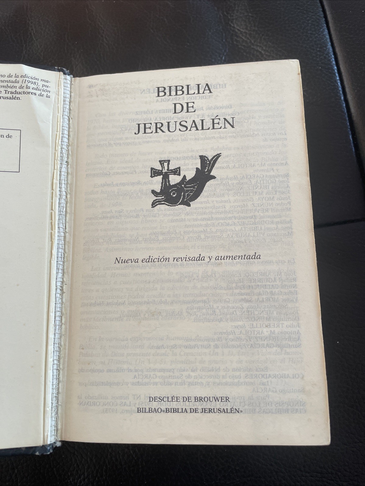 BIBLIA DE JERUSALEN-OS-NUEVA EDICION (SPANISH EDITION) 1999