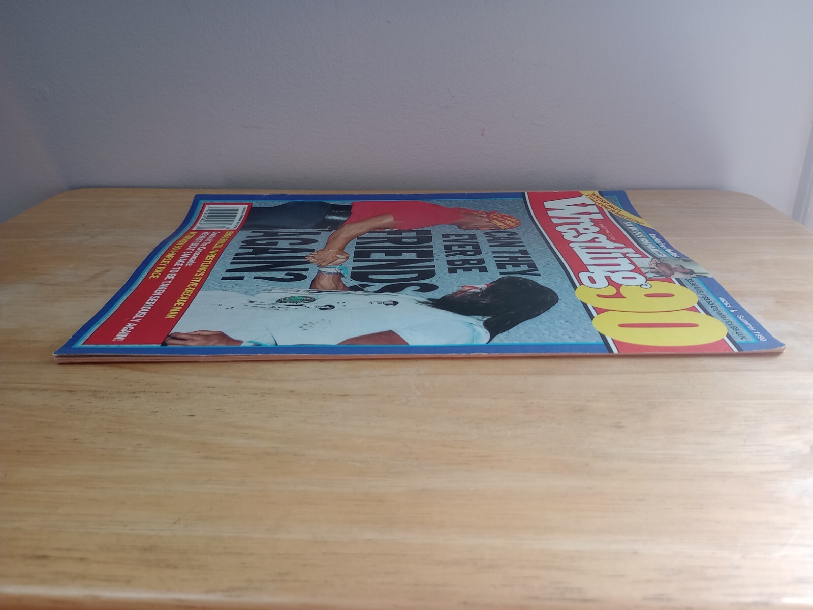 WRESTLING 90 MAGAZINE SUMMER 1990 HULK HOGAN HARLEY RACE DUSTY RHODES WWE WWF