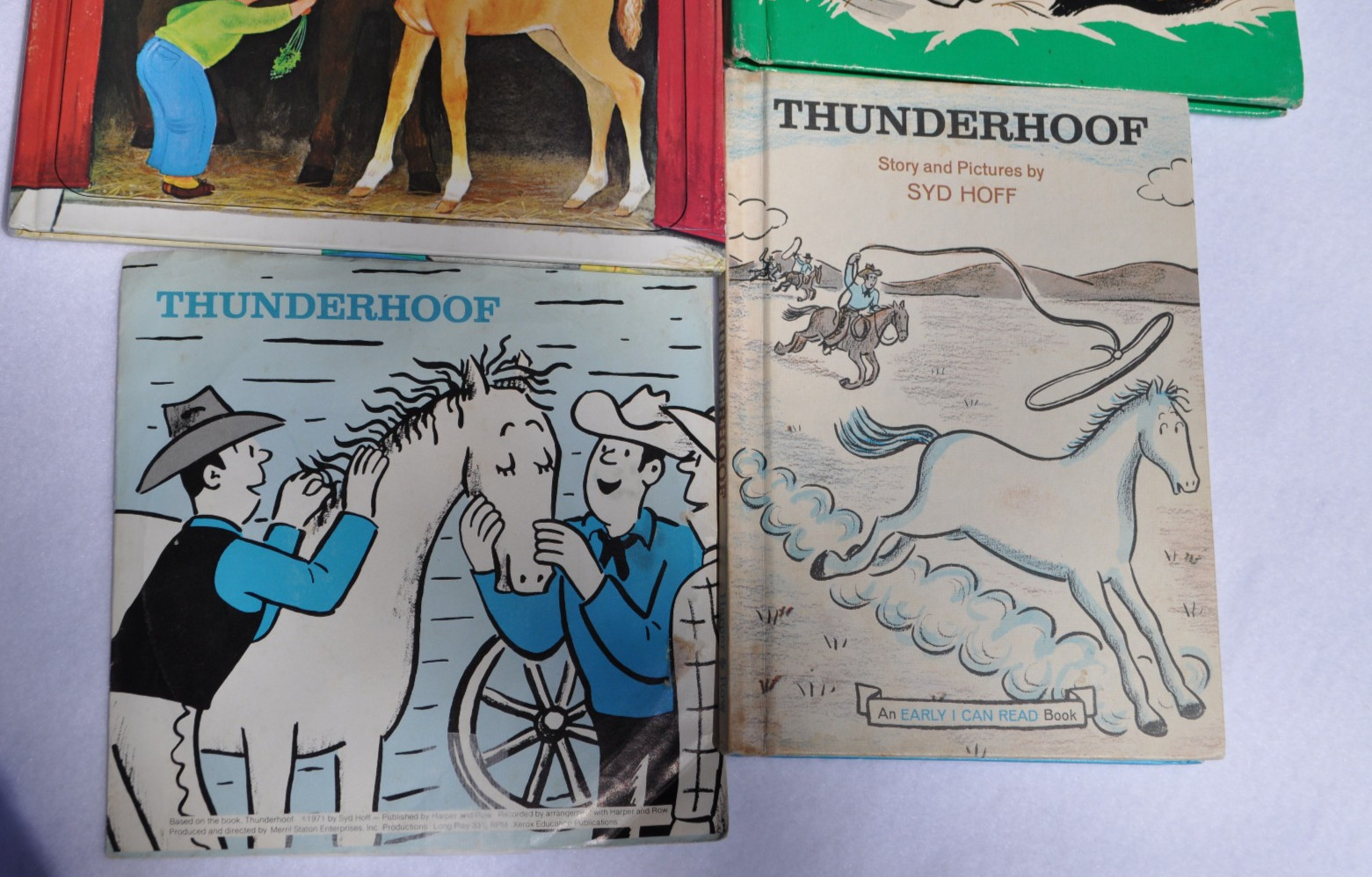 Horse Books For Kids: Horace, The Horse; Thunderhoof +vinyl record; Baby Horses