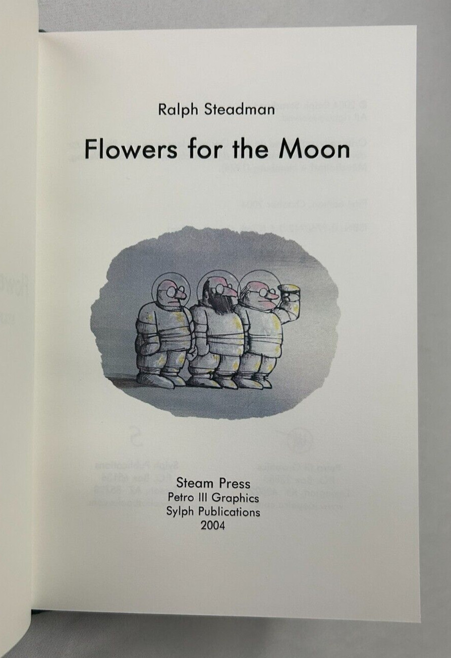 Flowers for the Moon by Ralph Steadman SIGNED LIMITED of 50 New & Unread