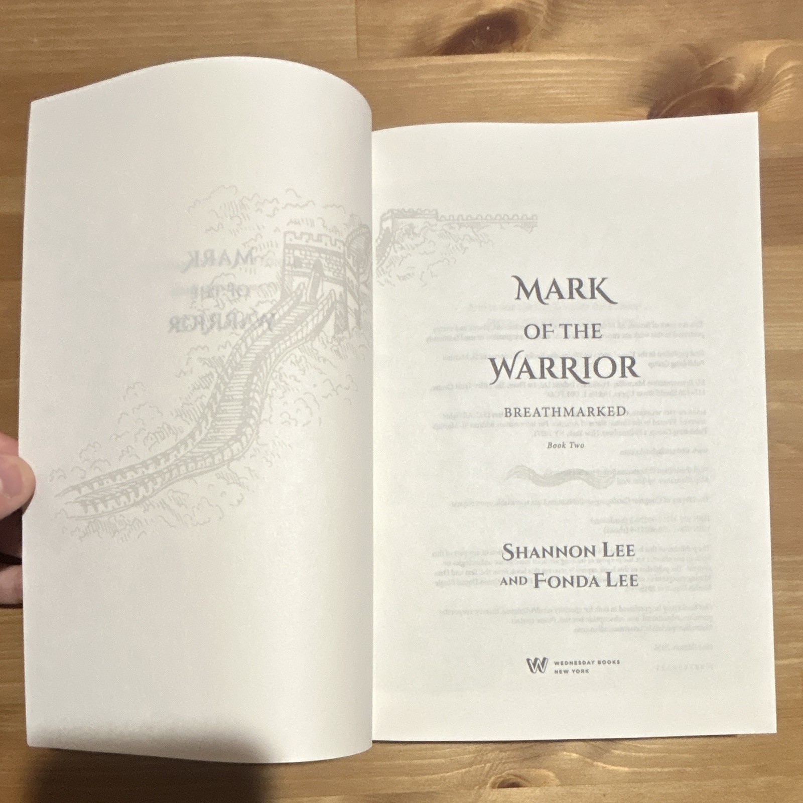 Shannon & Fonda Lee Mark of the Warrior ARC TP 1st Ed.